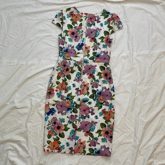 Betsey Johnson Floral Pencil Midi Dress - Picture 3 of 4